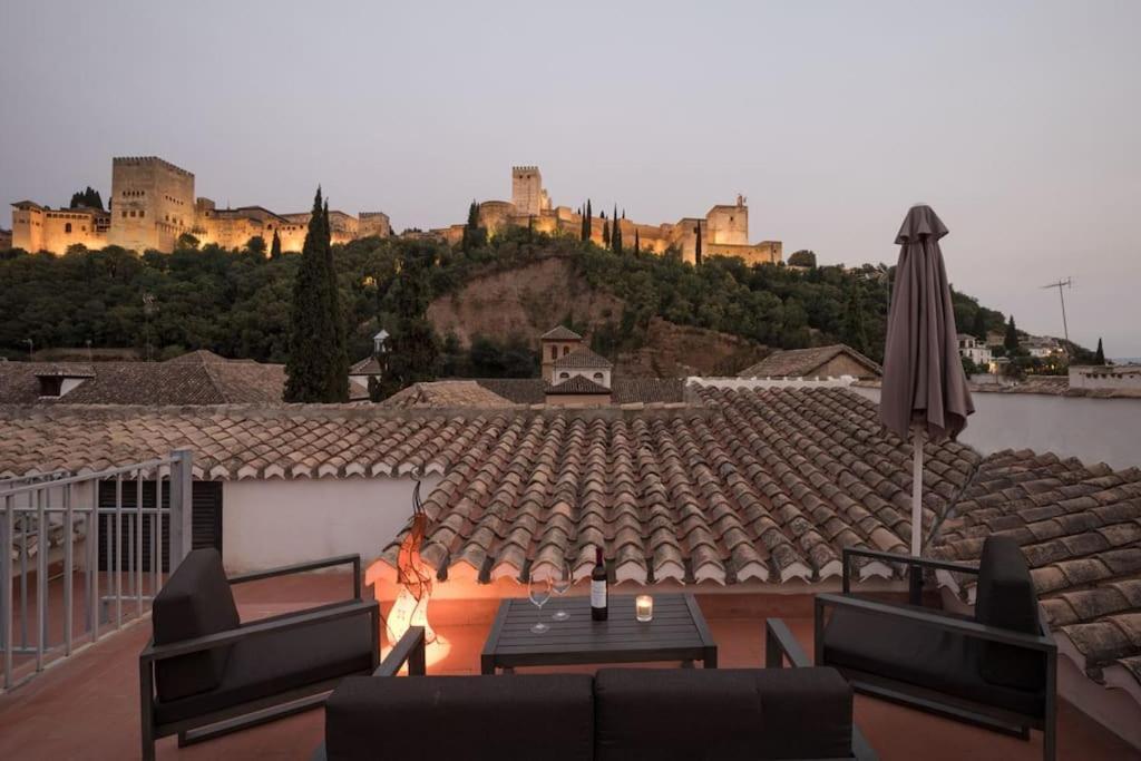 Vista Alhambra I- Private Roof Top Terrace - Wifi Granada Buitenkant foto